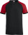 Clique - Raglan-T (schwarz / rot)