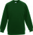 Fruit of the Loom - Kids Raglan Sweat (Bottle Green)