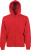 Fruit of the Loom - Hooded Sweat-Jacket (Red)