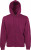 Fruit of the Loom - New Hooded Sweat Jacket (Burgundy)