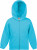 Fruit of the Loom - Kids Hooded Sweat Jacket (Azure Blue)