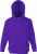 Fruit of the Loom - Kids Hooded Sweat (Purple)