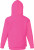 Fruit of the Loom - Kids Hooded Sweat (Fuchsia)