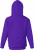 Fruit of the Loom - Kids Hooded Sweat (Purple)