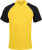 Kariban - Polo Baseball (Yellow/Light Grey (Solid)/ Black)