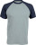 Kariban - Contrast Baseball T-Shirt (Ice Blue/Denim)