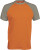 Orange/Light Grey (Solid)