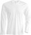 Kariban - Férfi hosszú ujjú kerek nyakú póló (White)