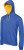 Kariban - Contrast Hooded Sweatshirt (Light Royal Blue/Yellow)