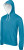 Kariban - Contrast Hooded Sweatshirt (Tropical Blue/White)