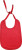 Kariban - Baby Bib reversible (red)