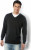 Kariban - Herren Pullover mit V-Ausschnitt (Grey Melange)