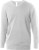 Kariban - Herren Pullover mit V-Ausschnitt (Grey Melange)