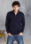 Kariban - Mens 1/4 Zip Jumper (Navy)