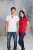 Kariban - Herren Kurzarm Polo (Red/White/Navy)