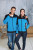 Kariban - Herren Bicolor Softshell Jacke (Aqua Blue/Black)