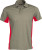 Kariban - Flag Polo (Light Grey (Solid)/Red)