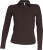 Kariban - Ladies Pique Polo Longsleeve (Chocolate)