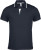 Kariban - Herren Kurzarm Polo (Navy/White/Light Turquoise)