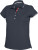 Kariban - Női rövid ujjú Polo (Navy/White/Red)