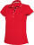 Kariban - Női rövid ujjú Polo (Red/White/Navy)