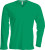 Kariban - Herren Langarm T-Shirt mit V-Ausschnitt (Kelly Green)