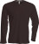 Kariban - Round Neck Tee Long Sleeve (Chocolate)