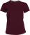 Kariban - Ladie ́s Short Sleeve Round Neck T-Shirt (Wine)