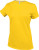 Kariban - Ladie ́s Short Sleeve Round Neck T-Shirt (Yellow)