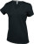 Kariban - Damen Kurzarm V-Ausschnitt T-Shirt (Black)