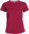 Kariban - Damen Kurzarm V-Ausschnitt T-Shirt (Fuchsia)