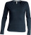 Ladies Long Sleeve V-Neck T-Shirt (Women)