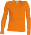 Ladies Long Sleeve V-Neck T-Shirt (Women)