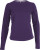 Kariban - Ladies Long Sleeve Crew Neck T-Shirt (Purple)