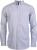 Kariban - Mens Long Sleeve Washed Oxford Shirt (Striped White/Oxford Blue)