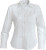 Kariban - Ladies Long Sleeve Easy Care Cotton Poplin Shirt (White)