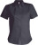 Kariban - Ladies Short Sleeve Easy Care Cotton Poplin Shirt (Zinc)