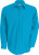 Kariban - Jofrey - Mens Long Sleeve Easy Care Polycotton Poplin Shirt (Bright Turquoise)