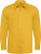 Kariban - Jofrey - Mens Long Sleeve Easy Care Polycotton Poplin Shirt (Yellow)