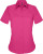 Kariban - Judith Pflegeleichte Damen Kurzarm Popline Bluse (Fuchsia)