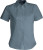 Kariban - Judith-Ladies Short Sleeve Easy Care Polycotton Poplin Shirt (Silver (Solid))