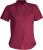 Kariban - Judith Pflegeleichte Damen Kurzarm Popline Bluse (Wine)