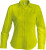 Kariban - Jessica - Ladies Long Sleeve Easy Care Polycotton Poplin Shirt (Burnt Lime)