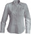 Kariban - Jessica Pflegeleichte Damen Langarm Popline Bluse (Silver (Solid))