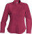 Kariban - Jessica Pflegeleichte Damen Langarm Popline Bluse (Wine)