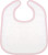 Kariban - Babies Terry Bib (White/Pink)