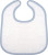 Kariban - Babies Terry Bib (White/Sky Blue)