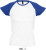 SOL’S - Women´s Raglan Colour-T Milky (White/Royal Blue)