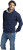 SOL’S - Men Sweat Shirt Scott 1/4 Zip (French Navy/Grey Melange)