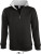 SOL’S - Men Sweat Shirt Scott 1/4 Zip (Black/Grey Melange)